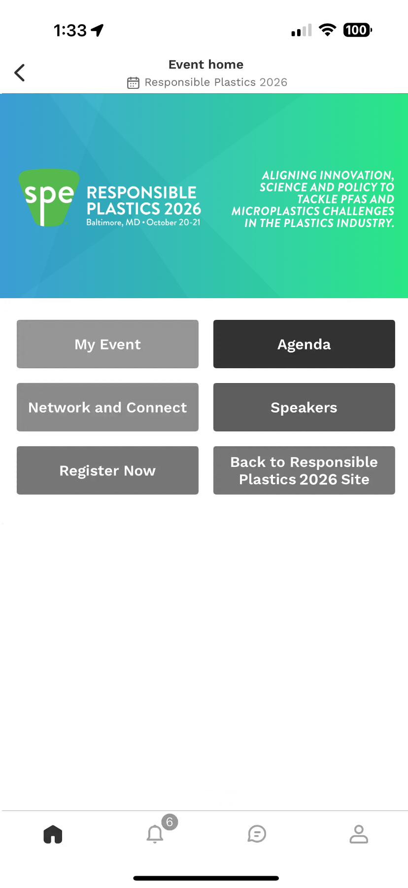 You now have access to the Microplastics Forum event.